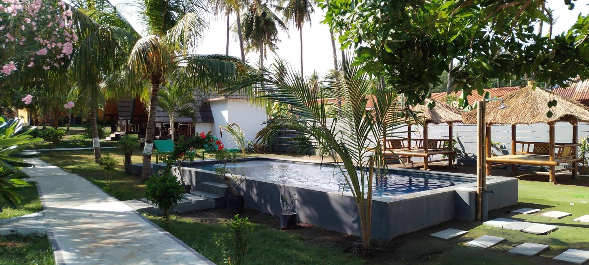 Pandan Bungalow Gili Air Exterior foto